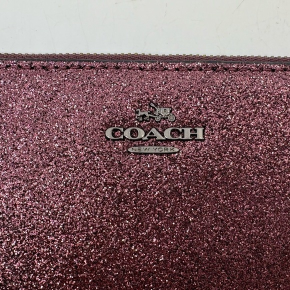 Like New COACH Sparkle Purple Wrislet - Picture 3 of 10